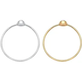 Elli Ring 925 Sterling Silber Ring Set in Silber | Gr.: 64