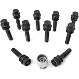 H&R Radschraube schwarz M14x1,5x54mm SW19 R14mm