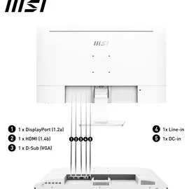 MSI PRO MP273AWDE weiß, 27" (9S6-3PB4CH-094)