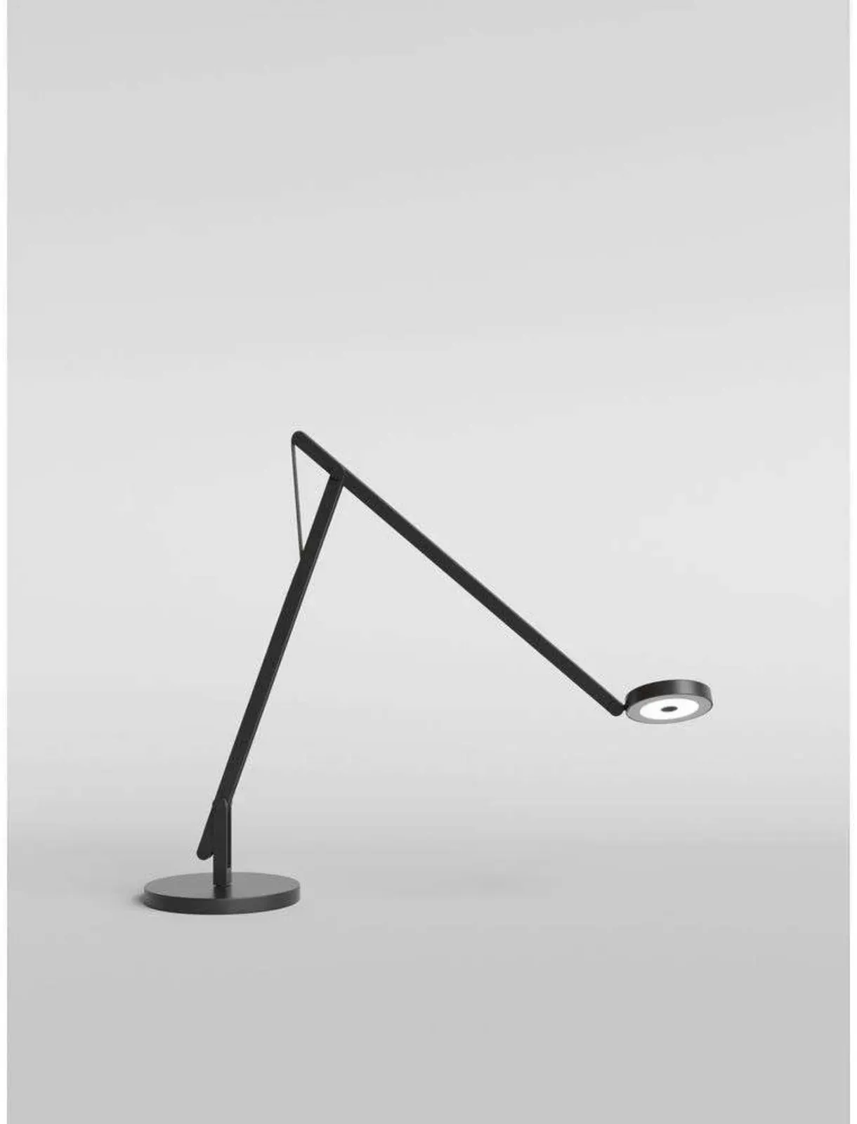 Tischleuchte Rotaliana, dimmbar, Schwarz, Aluminium