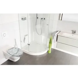 Sanilo WC-Sitz Mosaic World Grey«, mit Absenkautomatik grau