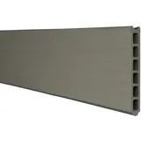 KAHRS Solid BPC-Zaun, Einzelprofil für Stecksystem, Grau, 1,9x15x180 cm