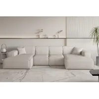 Fun Möbel Wohnlandschaft Sofa U-Form CELES PREMIUM XS in