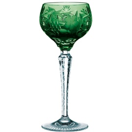 Nachtmann Weinglas mit Schliffdekoration, Grünes Weinglas, Kristallglas, 230 ml, Smaragdgrün, Traube, 0035954-0