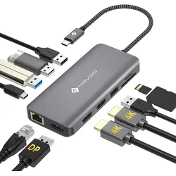 NOVOO USB-C Anschluss mit 11 Anschlüssen