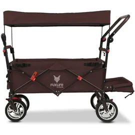 FUXTEC Fuxlife Smarter Bollerwagen FX-CT800 Braun