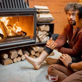 Relaxdays Kaminrost Gusseisen 15 x 37 x 26 cm schwarz