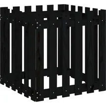 furnicato Hochbeet Pflanzkübel 60 x 60 x 60 cm Schwarz