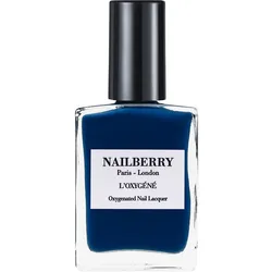 Nailberry L'Oxygéné Oxygenated Nail Lacquer Nagellack 15 ml Indigo Blau 