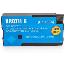 Alternativ zu HP CZ130A / 711 Tinte Cyan