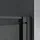 SoGood Teramo36 Nischentür Drehtür 90 x 195 cm schwarz Klarglas