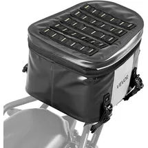 Vevor Motorradhecktasche 28 L wasserfest, Rücksitztasche Kofferraumtasche für Motorradgepäck, Gepäckaufbewahrung mit Tasche & verstellbarer Schnalle, universell passender Gepäckträger, Schwarz
