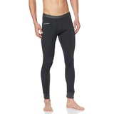 M temperaturregulierende lange Unterhose atmungsaktive Thermo Leggings in Wollqualität anthrazit XL