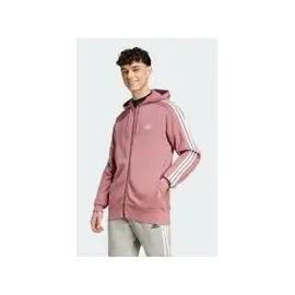 Adidas Essentials French Terry 3-Streifen Kapuzenjacke Pink M