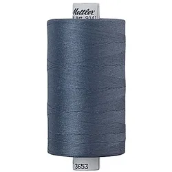 Mettler Silk Finish Cotton Maschinen- & Handquiltgarn, Stärke: 40, 1000m-Spule, jeans