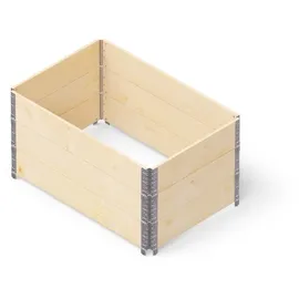 upyard Kronus Hochbeet Palettenrahmen 120 x 80 x 60 cm Holz