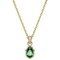 Swarovski Kette Chroma gold / grün / weiß