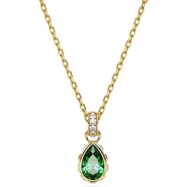 Swarovski Kette Chroma gold / grün / weiß