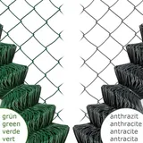 V2Aox Maschendrahtzaun 80 - 150 cm Höhe 15 / 25 m Länge Maschendraht Gartenzaun Zaun 2 Farben V2Aox, Farbe:Grün, Zaunhöhe:80 cm, Zaunlänge:15 m - Grün