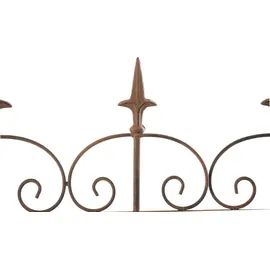 CLP Gartenzaun Mangold 124 x 116 cm Antik Braun