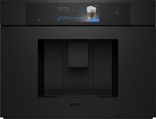 Siemens CT918L1M0 iQ700 Einbau-Kaffeevollautomat Matt Schwarz - StudioLine
