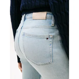 Tommy Hilfiger Bootcut-Jeans "DNM TAM BOOTCUT RW", Damen, Gr. 34, Länge 32, tam, Denim/Jeans, Obermaterial: 99% Baumwolle, 1% Elasthan, unifarben, regular fit, Jeans
