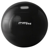 Sport-Tec Black Ball Gymnastikball Sitzball Yogaball Büroball Bürostuhl Fitnessball, 65 cm,