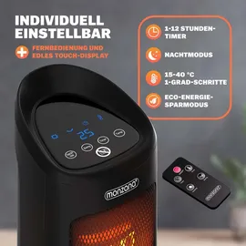 monzana Heizlüfter 2000 W Schwarz/Weiß