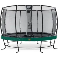 EXIT TOYS Elegant Premium Trampolin 366 cm inkl. Deluxe Sicherheitsnetz grün