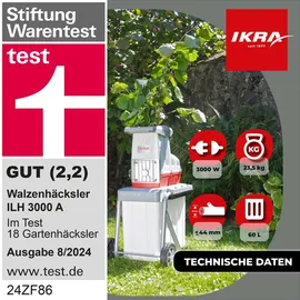 IKRA ILH 3000 A Walzenhäcksler 3 kW