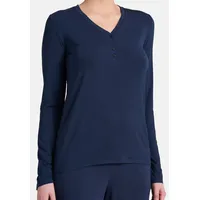 SCHIESSER Schlafshirt mit Knopfleiste Langarm