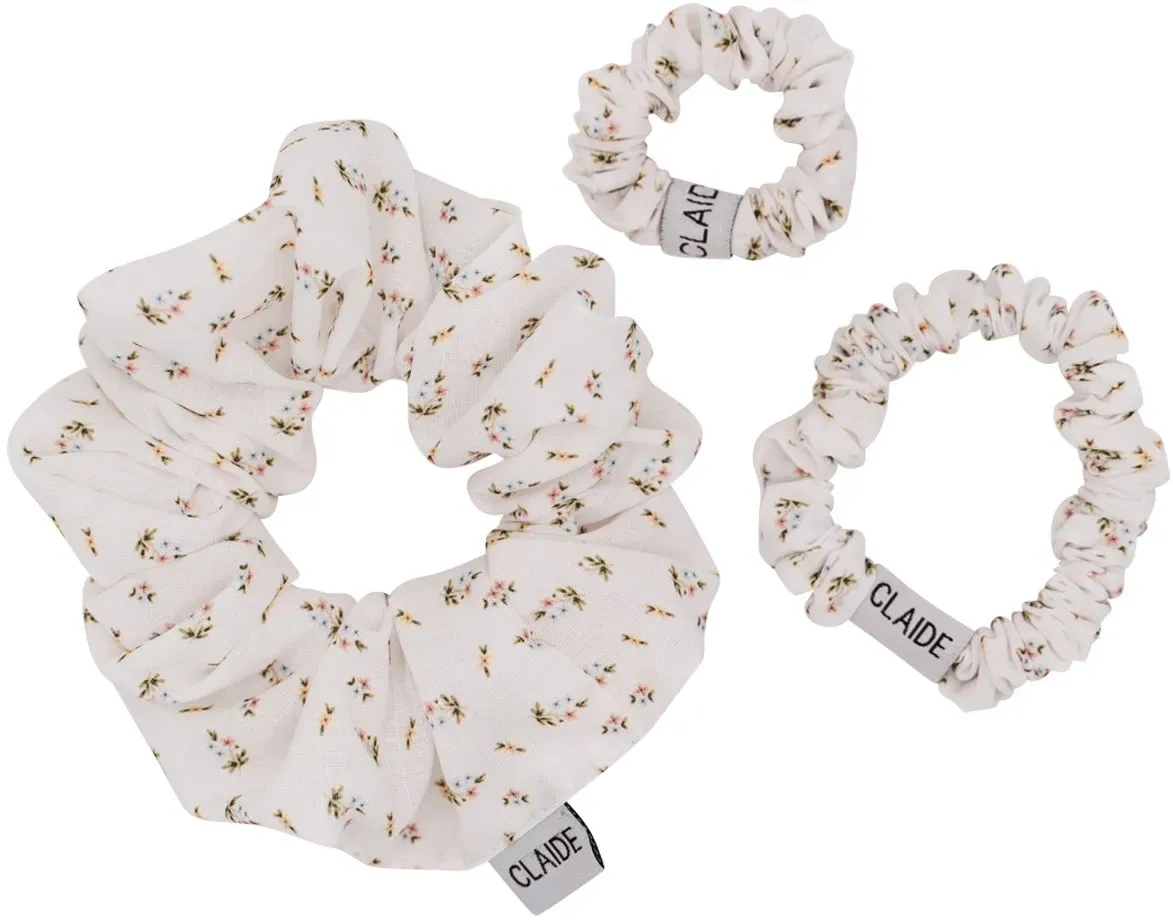 CLAIDE Wild Bloom Scrunchies Bundle