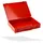 ADB Kleinteilemagazin Metall 33x23x5 cm rot
