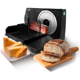 Cecotec Aufschnittmaschine Küchengeräte RocknCut 150 W Scheibe 17 cm Effizient einfach bedienen - Silber