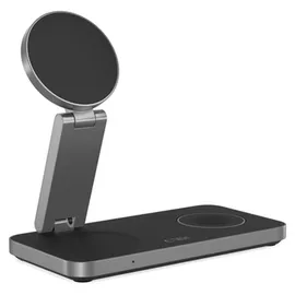 TECH-PROTECT QI15W-A47 MagSafe 3in1 Induktives Ladegerät Schwarz