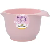 RBV Birkmann Colour Bowls, Rühr- und Servierschüssel, klein, 0,5 Liter, kratzfest, standfest, nachhaltig, rosa 708631
