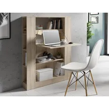 Forte Multifunctional Multifunktionales Bücherregal, Holzwerkstoff, Sonoma Eiche, B x H x T: 88,2 x 120,8 x 18,6 cm