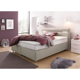 Westfalia Schlafkomfort Boxspringbett 160 x 200 cm H3 Beige
