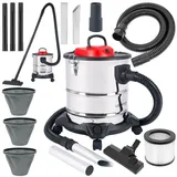 Lehmann Aschesauger 2000W mit Doppelfiltersystem 20L Silber