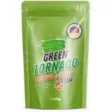 Green Tornado - Active-Power Foam | WC Reiniger mit Aktivsauerstoff - Schaumreiniger, Abflussreiniger und Rohrreiniger - Rohrfrei - Ideal für Badewanne, Waschbecken, Dusche, Küche, Bad, Toilette (1kg)