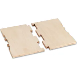 Sortimo Arbeitsplatte Holz 434 x 328 x 15 mm Braun
