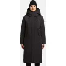 khujo Wintermantel "Luggs", Damen, Gr. S (36), schwarz, Obermaterial: 55% Baumwolle, 45% Polyester. Innenfutter: 100% Nylon.