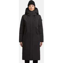 khujo Wintermantel "Luggs", Damen, Gr. S (36), schwarz, Obermaterial: 55% Baumwolle, 45% Polyester. Innenfutter: 100% Nylon.