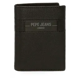 Pepe Jeans Unisex. 7881131 Leder Aktentasche Checkbox Vertikal Schwarz (OSFA), Lässig
