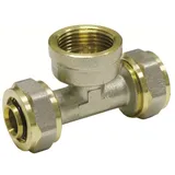 boni-shop Schraubfitting T-stück 16 X 2 - 3/4 Zoll IG - 16 X 2 Metall Gold