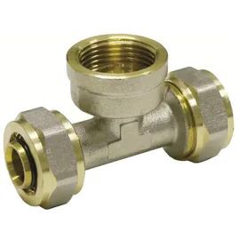 boni-shop Schraubfitting T-stück 16 X 2 - 3/4 Zoll IG - 16 X 2 Metall Gold