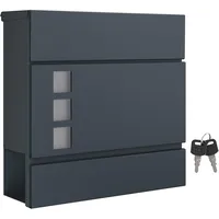 Songmics GMB052G01 Schwarz inkl. Zeitungsfach