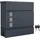 Songmics GMB052G01 Schwarz inkl. Zeitungsfach