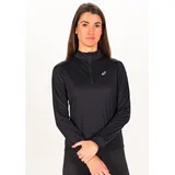 Asics Core 1/2 Zip Langarm Top Damen schwarz M 2022 Winter Laufshirts