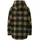 URBAN CLASSICS Hooded Oversized Check Sherpa Jacke beige / noir XL